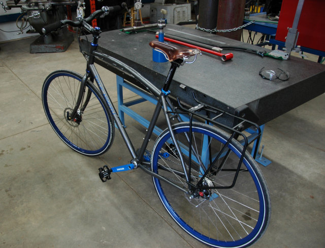 Paul's new city bike with an i-motion 9 rear hub